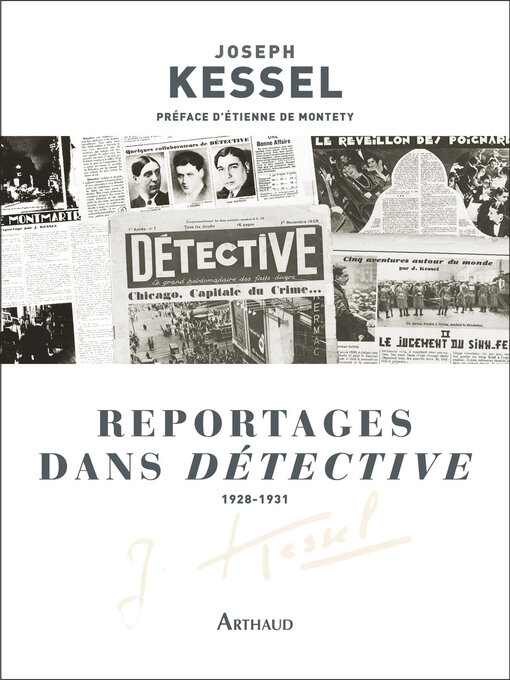 Cover image for Reportages dans Detective